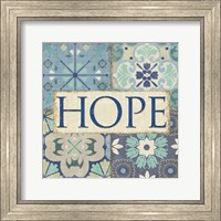 Framed Santorini II - Hope