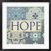 Framed Santorini II - Hope