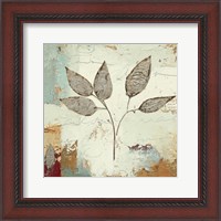 Framed Silver Leaves III