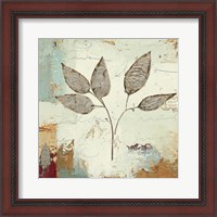 Framed Silver Leaves III