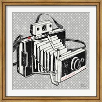 Framed Vintage Analog Camera