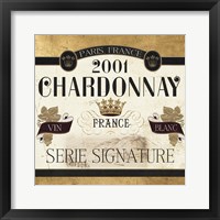 Wine Labels II Framed Print