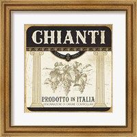 Framed Wine Labels III