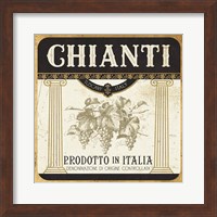 Framed Wine Labels III