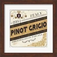 Framed Wine Labels IV