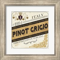 Framed Wine Labels IV