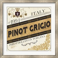 Framed Wine Labels IV