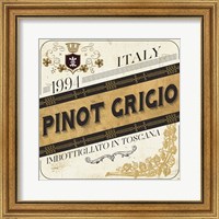 Framed Wine Labels IV