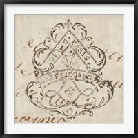 Framed Letter Crest III