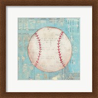 Framed 'Play Ball I' border=