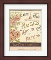 Framed French Seed Packet I