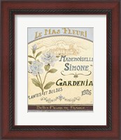 Framed French Seed Packet IV