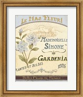 Framed French Seed Packet IV