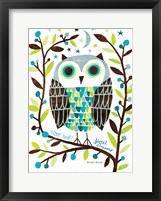 Framed Night Owl I