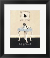 Framed Le Growl