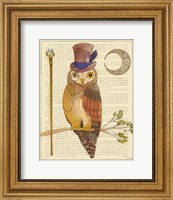 Framed Steampunk Owl II