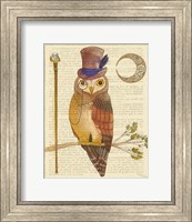 Framed Steampunk Owl II