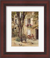 Framed Provence Village I