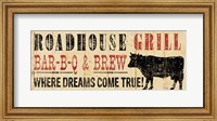 Framed Roadhouse Grill