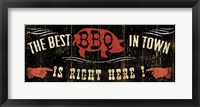 Framed Best BBQ in Town