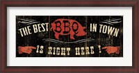 Framed Best BBQ in Town