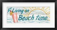 Framed Living on Beach Time