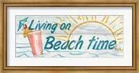 Framed Living on Beach Time