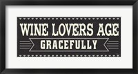 Framed Wine Lovers IV