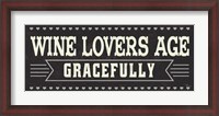 Framed Wine Lovers IV