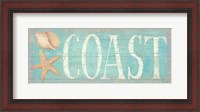 Framed Pastel Coast