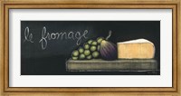 Framed Chalkboard Menu III - Fromage