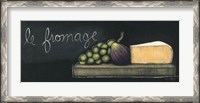 Framed Chalkboard Menu III - Fromage