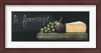 Framed Chalkboard Menu III - Fromage