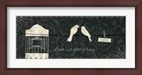 Framed Love Paris Panel III