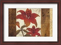 Framed Floral Harmony I