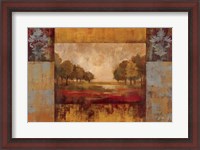 Framed Landscape in Gold