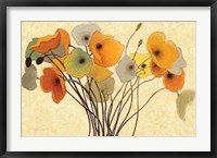 Framed Pumpkin Poppies I