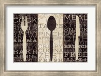 Framed Kitchen Words Trio