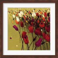 Framed Tulip Drift Green