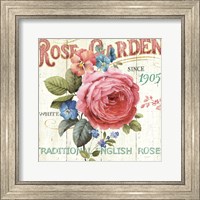 Framed Rose Garden I
