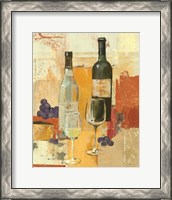 Framed 'Contemporary Wine Tasting II' border=