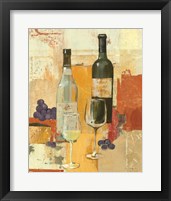 Framed 'Contemporary Wine Tasting II' border=