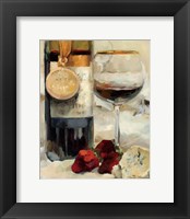 Framed 'Award Winning Wine II' border=