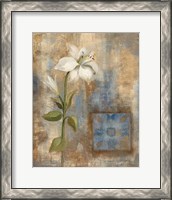 Framed 'Lily and Tile' border=