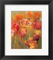 Framed 'Tulips in the Midst II' border=