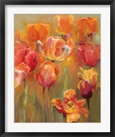 Framed 'Tulips in the Midst II' border=