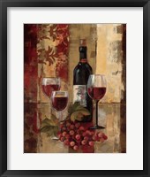 Framed Graffiti and Wine II