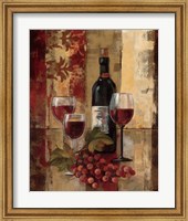 Framed Graffiti and Wine II