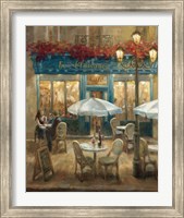 Framed 'Paris Cafe I' border=