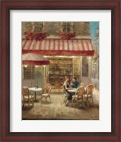 Framed Paris Cafe II